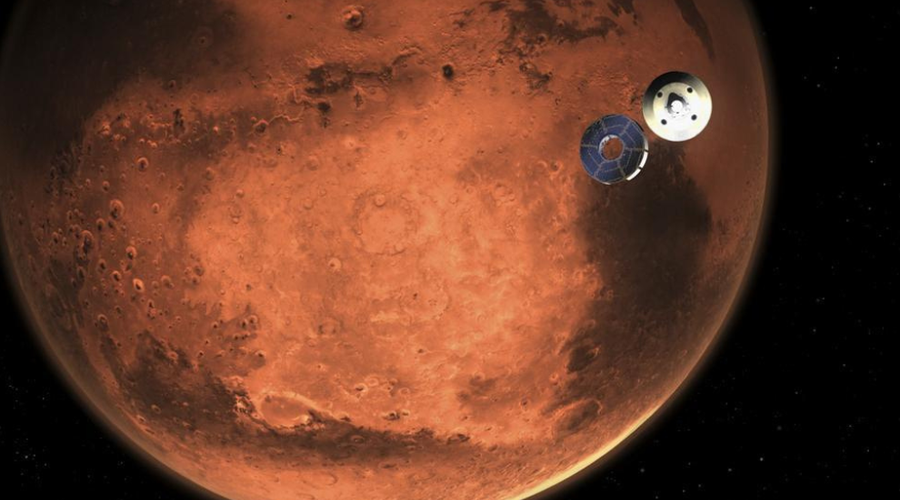 V Mars je trčil meteorit in razkril neverjetno skrivnost: NASA je objavila prvo fotografijo (foto: Twitter/LCI)