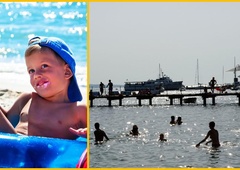 Zgodovina ne beleži takšnega oktobra: na slovenski obali najpogumnejši skakali celo v morje