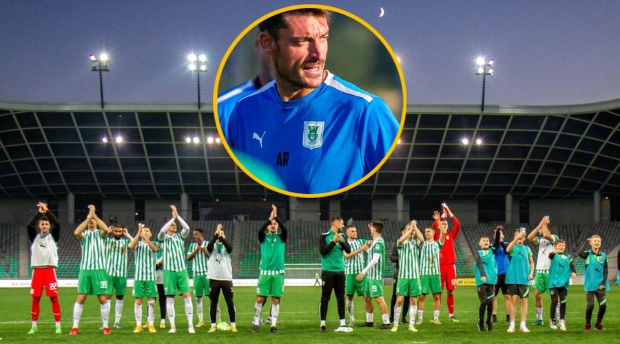 Na igrišču idila, v zakulisju kaos velikih razsežnosti: Olimpija ne plačuje računov, NZS jo je kaznovala, Riera grozi z odhodom (foto: NK Olimpija Ljubljana/fotomontaža)