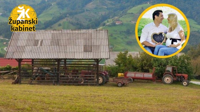 Najmlajši župan Slovenije obožuje svojo kmetijo: ima celo aplikacijo, s katero preverja stanje v hlevih (foto: Profimedia/Rok Roblek/Facebook/fotomontaža)