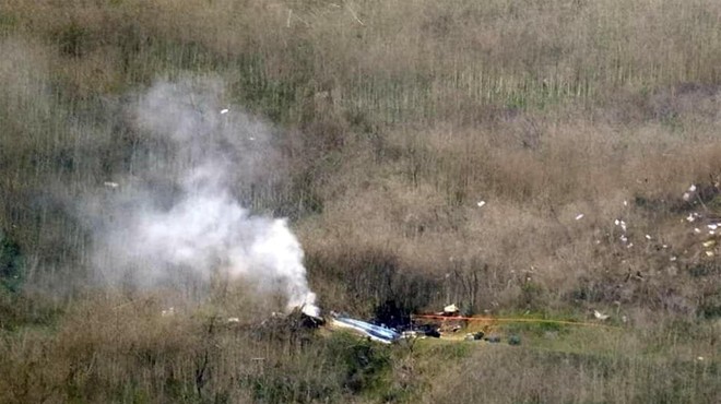 Preiskava helikopterske nesreče v Italiji: ključna bo vsebina črne skrinjice (foto: STA)