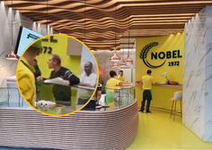 Razgrajal v ljubljanski prodajalni hitre prehrane: vse so posneli (VIDEO)