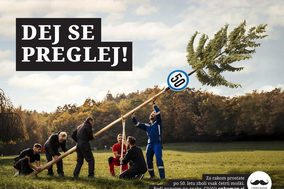 Movember: Raka prostate v Sloveniji letno odkrijejo pri približno 1.600 moških (foto: PROMO)