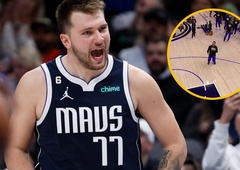 (VIDEO) Luka Dončić navdušil že na ogrevanju: oglejte si neverjeten koš, ki se mu čudijo po vsem svetu