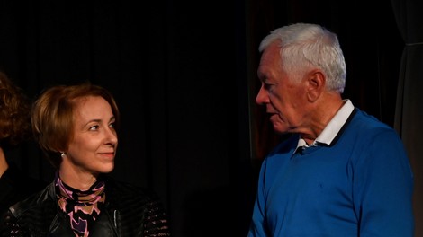 (FOTO) Po več kot 30 letih sta se srečala Mateja Svet in Tone Vogrinec: odpustila mu je