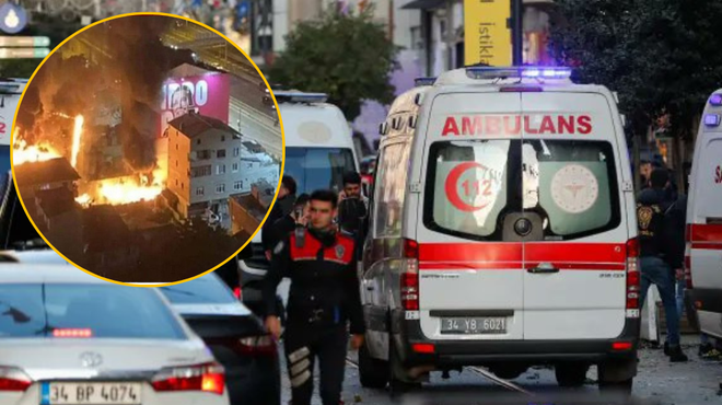 V Istanbulu odjeknila silovita eksplozija, Erdogan meni, da gre za teroristični napad (foto: Twitter/ Bubble.puffie./posnetek zaslona)