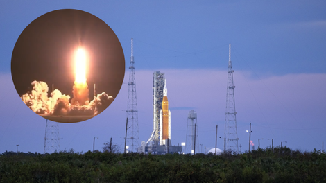 NASA z neverjetno izstrelitvijo rakete na Luno (VIDEO)