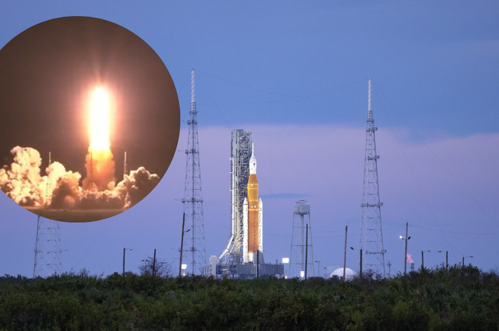 NASA z neverjetno izstrelitvijo rakete na Luno (VIDEO) (foto: Profimedia/Instagram/NASA/fotomontaža)