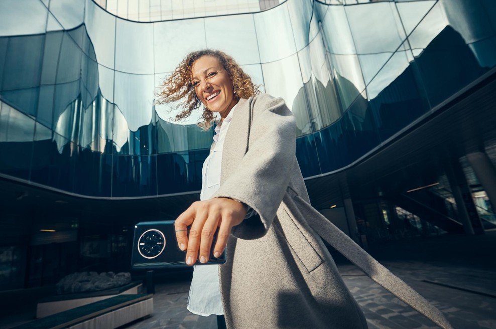Ilka Štuhec in Huawei Mate 50 Pro: "Brez njega ne gre" (foto: Huawei)