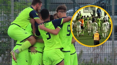 Zgodilo se je na Štajerskem: poglejte, kako sta si v lase skočila soigralca, ki bosta dolgo obžalovala nešportno obnašanje (VIDEO)