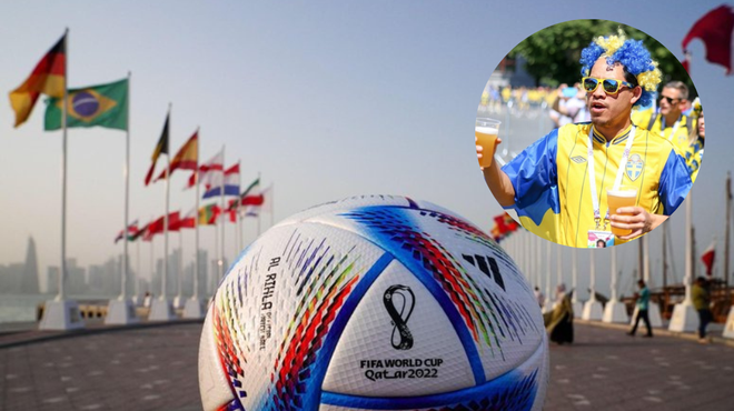 Nogometni navdušenci kljub upanju ostali praznih rok: svetovno prvenstvo v Katarju prepovedalo ... (foto: Profimedia/fotomontaža)