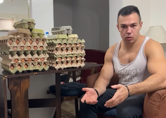 Športnik v desetih dneh pojedel 300 jajc: rezultati so šokantni