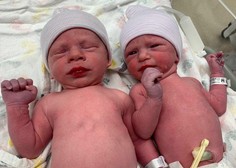 Zarodka sta bila zamrznjena leta 1992, zdaj sta se rodila dvojčka