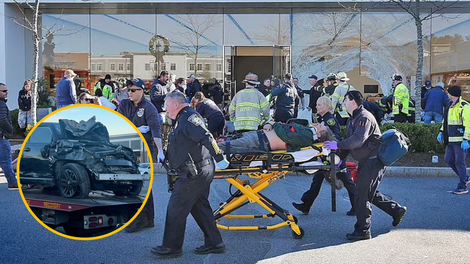 Tragedija v Applovi trgovini: s terenskim vozilom zapeljal v stekleno izložbo