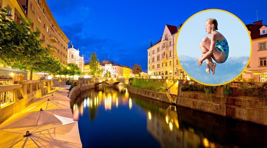 V Ljubljani kmalu spet tako, kot je že bilo: preverite, kdaj se boste lahko brezskrbno kopali v Ljubljanici (foto: Profimedia/fotomontaža)