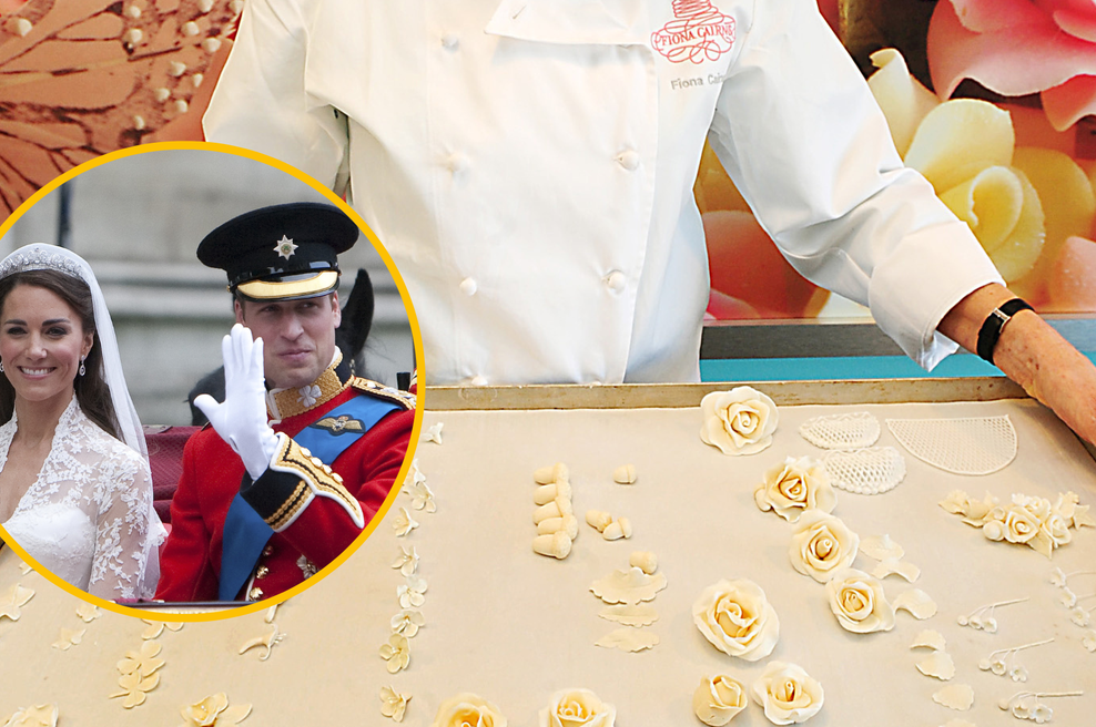 Ne boste verjeli, za koliko so prodali 12 let star kos poročne torte princa Williama in Kate Midddleton (foto: Profimedia/fotomontaža)