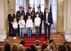 Boruta Pahorja so navdušili otroci: poglejte, kakšno presenečenje jim je pripravil