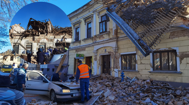 Po dveh letih od rušilnega potresa na Hrvaškem: mnogi še vedno živijo v nemogočih razmerah (foto: Twitter/AM)