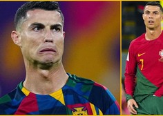 Fuj, ogabno! Ronaldo sredi tekme segel z roko v hlače, nekaj potegnil ven, dal v usta in pojedel (VIDEO)