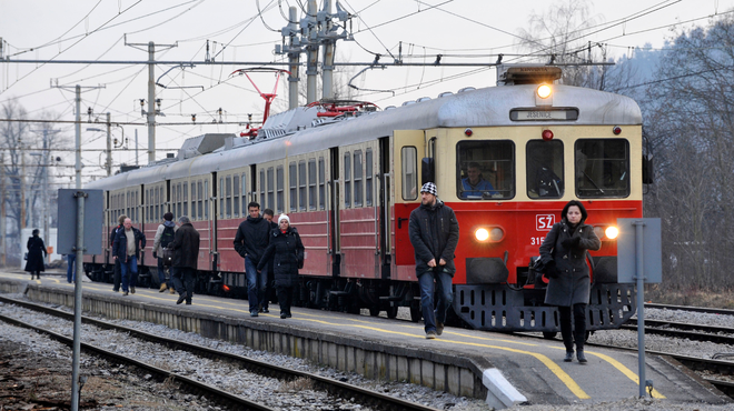 Pozor! Zaradi izrednega dogodka potovanje z vlakom močno omejeno (foto: Žiga Živulović jr./Bobo)