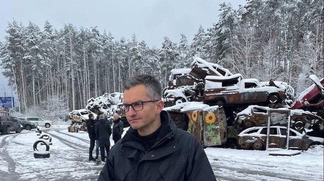 Zakaj je slovenski obrambni minister odpotoval v Ukrajino? (foto: Mors)