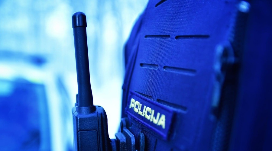 Policista vklenila moškega, ki je razgrajal: končalo se je tragično (foto: PU Novo mesto)