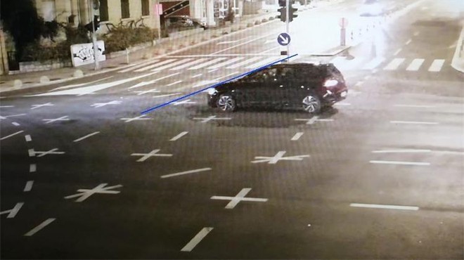 Oglasil se je oče voznika, ki je v Splitu trčil v policista: "Moj sin bi se predal, a se boji maščevanja policije" (foto: Twitter/MUP-RH)