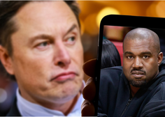 Obnašanje Kanyeja Westa izbilo dno tudi pri Elonu Musku, zaprl mu je Twitter račun