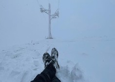 (FOTO) Popolna snežna idila: priljubljeni Slovenec se je predal zimskim radostim in postregel z osupljivimi fotografijami