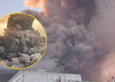 VIDEO: Spektakularni posnetki vulkana, ki je izbruhnil pri naših sosedih