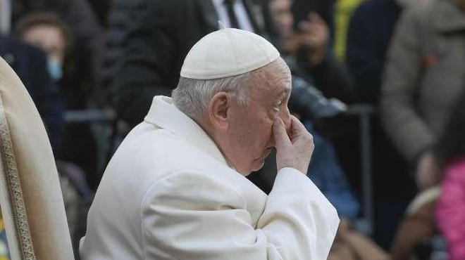 Papež Frančišek planil v jok: kaj ga je tako prizadelo? (foto: Ansa/STA)