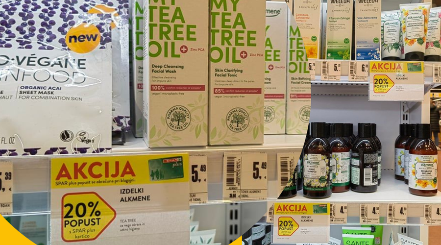 Pod izdelkom piše 'znižanje', plačamo pa polno ceno: Spar se je odzval na obtožbe o zavajanju (foto: Bralka)