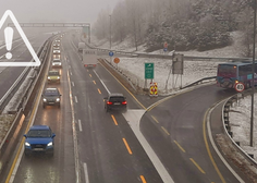 Zaradi snega zaprte nekatere ceste po Sloveniji: vemo, kje morate biti še posebej previdni