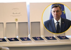 Prvi mož države v odhajanju Borut Pahor v predsedniški palači pozdravil Janšo, Bavčarja, Kacina, Peterleta in Ruplja (preverite, zakaj)