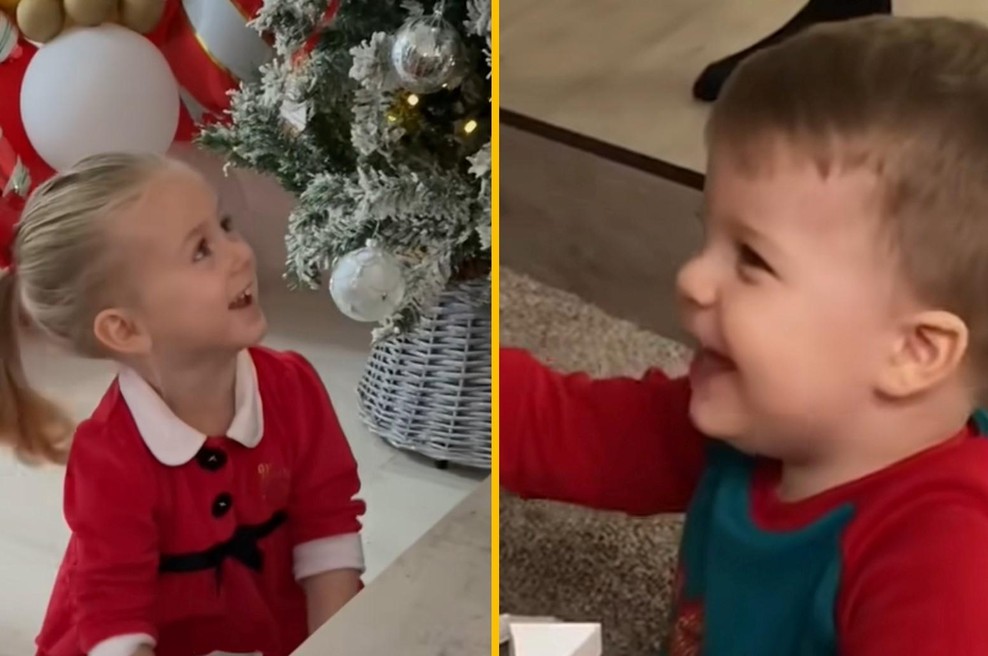 Najboljše božično darilo na svetu? Ta prisrčen VIDEO dokazuje, da otrokom že male stvari pomenijo veliko (foto: Facebook/LADbible/posnetek zaslona)