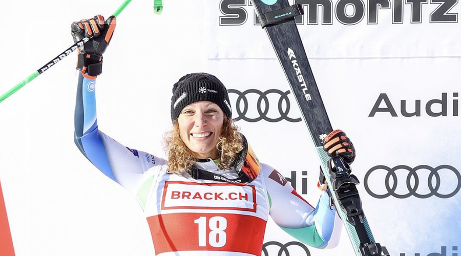 Ilka Štuhec po osvojitvi drugega mesta: "Ko sem videla zapis na tabli, sem začela jokati in še sedaj nisem povsem nehala" (foto: Instagram/Sloskialpineteam)