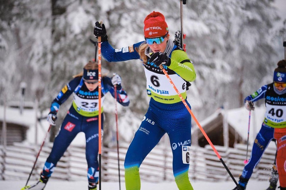 Uspešen dan za Slovenijo: po Anžetu Lanišku na zmagovalni oder tudi Anamarija Lampič (foto: Instagram/Anamarija.lampic)