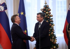 Sin Jožeta Pučnika končno prevzel očetovo najvišje državno odlikovanje