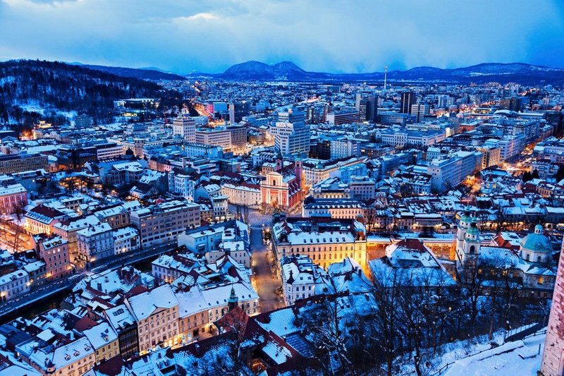Največ snega na božič smo imeli leta 1994, ko je bilo v Ljubljana med 20 in 50 centimetri snega.
