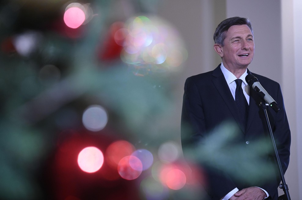 Borut Pahor razkril, da se je na slovo od predsedniškega stolčka skrbno pripravil (foto: Žiga Živulović jr./Bobo)