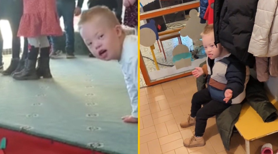 (VIDEO) Na predstavi v vrtcu ni smel nastopati, ker ima Downov sindrom (foto: Dragana Mandic/Instagram/posnetek zaslona)