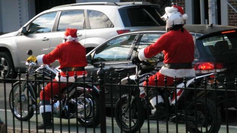 Na slovenske ceste bodo zapeljali Božički na motorjih