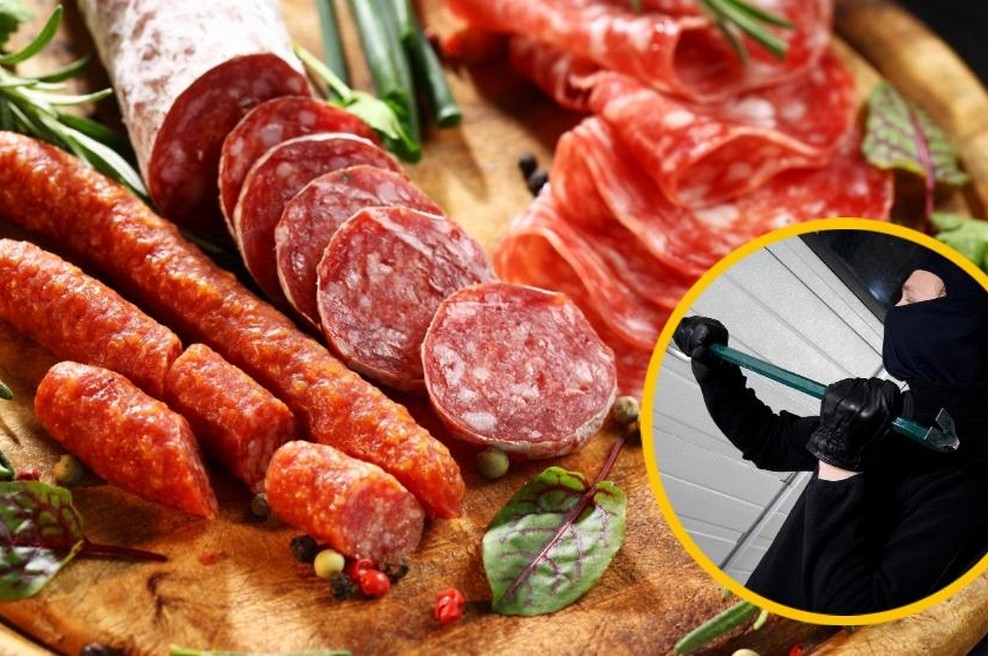Za praznike ostali brez salame: poglejte, koliko suhomesnatih izdelkov jim je tat sunil pred božičnim večerom (foto: Profimedia/fotomontaža)
