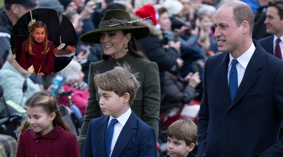 Princesa Charlotte ni mogla zadržati smeha med mašo: poglejte, zakaj (foto: Profimedia/fotomontaža)