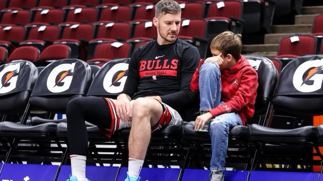 Raznežili se boste: Goran Dragić skupaj s sinom na košarkarskem igrišču (foto: Instagram/Goran Dragić)