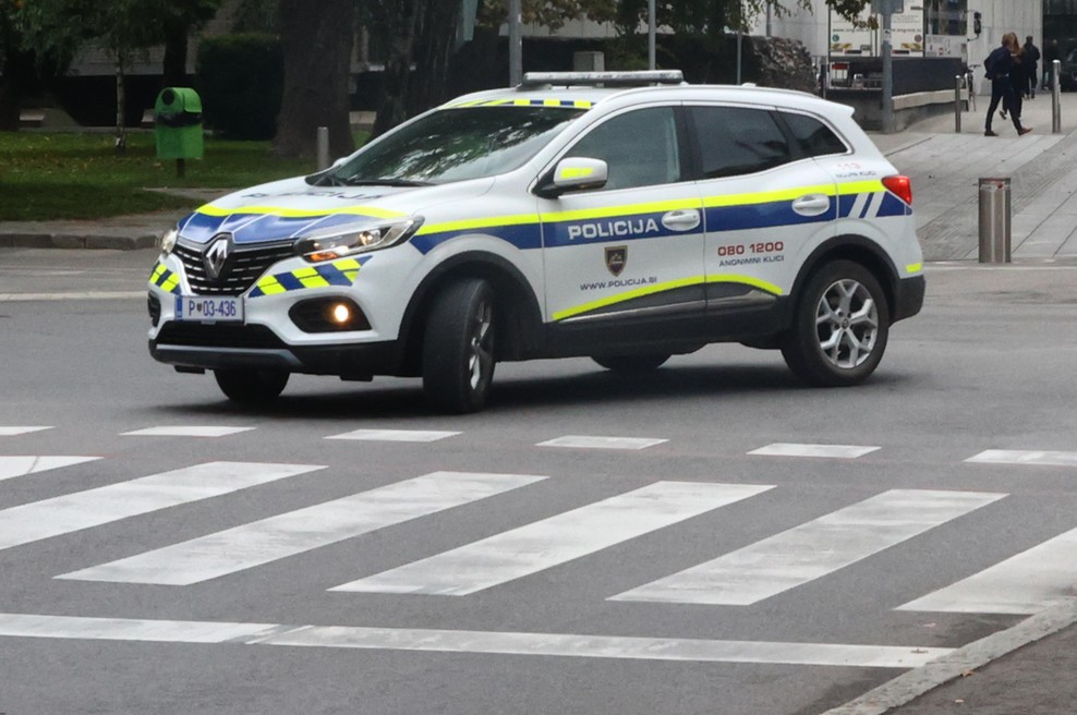 Mladoletnik streljal s plinsko pištolo, leteli so tudi kamni (foto: Borut Živulović/Bobo)