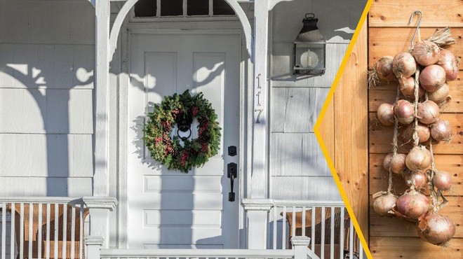 Zakaj mora na prehodu iz starega v novo leto na vhodnih vratih viseti čebula? (foto: Profimedia/fotomontaža)