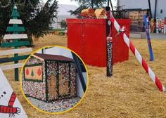 V štajerski občini so se vandali znesli nad božično vasjo: enega storilca že odkrili