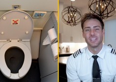 VIDEO: Pilot končno razkril, kar nas je vedno zanimalo – kam gre iztrebek, ko ga splaknemo v stranišče na letalu