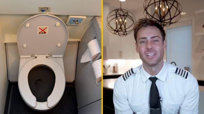 VIDEO: Pilot končno razkril, kar nas je vedno zanimalo – kam gre iztrebek, ko ga splaknemo v stranišče na letalu (foto: Profimedia/TikTok/Flywithgarrett/posnetek zaslona)